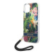 Guess GUOHCP14MHFLSB hard silikonové pouzdro iPhone 14 PLUS 6.7" blue Flower Strap