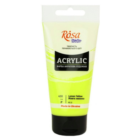 Akrylová barva Rosa Studio citronová 75ml