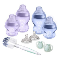 Tommee Tippee sada kojeneckých lahviček C2N s kartáčem Purple