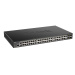 D-Link DGS-1250-52XMP 52-Port Gigabit Smart PoE Switch, 48x GbE PoE+, 4x SFP+, PoE 370W