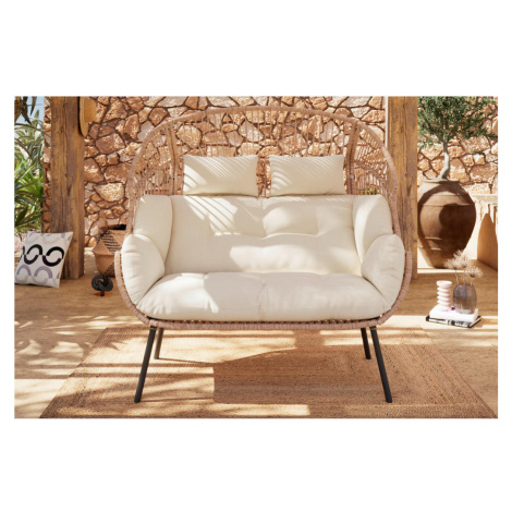 Ambia Garden ZAHR. POHOVKA VE TVARU MUŠLE kov, plast, textil Ambia Home