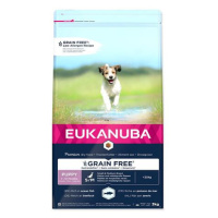 EUKANUBA Puppy & Junior Small & Medium Breed Grain Free Ocean Fish 3 kg