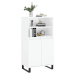 vidaXL Skříň highboard bílá s vysokým leskem 60 x 36 x 110 cm kompozit