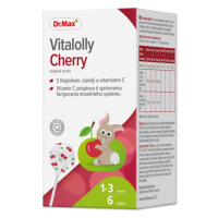 Dr. Max Vitalolly Cherry s lišejníkem, šalvějí a vitaminem C 6 lízátek