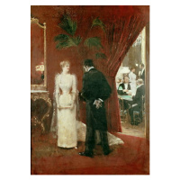 Obrazová reprodukce The Private Conversation, 1904, Jean Beraud, 26.7x40 cm