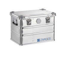 ZARGES Hliníkový univerzální box IP67, objem 70 l, vnější rozměry d x š x v 600 x 400 x 410 mm