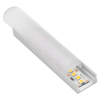 CENTURY AL PROFIL pro LED pásek 10mm plochý opálový kryt vypouklý 40d 24x13mm IP20 délka 2m CEN 