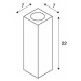 SLV BIG WHITE THEO, nástěnné svítidlo, QPAR51, hranaté, up/down, kartáčovaný Al, max. 100 W 1000