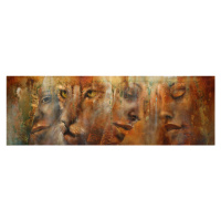 Ilustrace Faces, Annette Schmucker, 60 × 20 cm