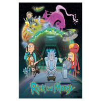 Plakát, Obraz - Rick and Morty - Toilet Adventure, (61 x 91.5 cm)