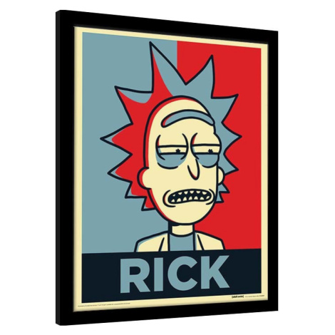 Obraz na zeď - Rick & Morty - Rick Campaign, 30x40 cm Pyramid