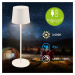 BRILONER Bota stolní lampa - 1,8W, 120lm, nabíjecí, LED, stmívatelné, dotykový vypínač, teplá bí