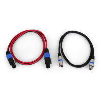 Malone JO-Kabel-Kit, PA set kabelů, 1x XLR kabel, 1x PA kabel