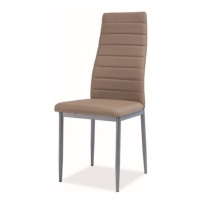 Jídelní židle SIGH-261 tmavě béžová/šedá