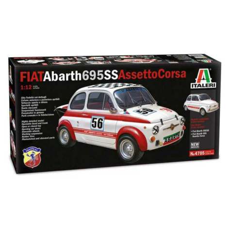 Model Kit auto 4705 - FIAT Abarth 695SS / Assetto Corsa (1:12) Italeri
