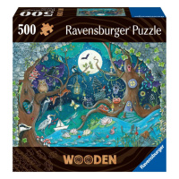 RAVENSBURGER Dřevěné Kouzelný les 500 dílků