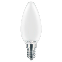 CENTURY LED FILAMENT SVÍČKA SATÉN 4W E14 4000K 470Lm 360d 35x97mm IP20 CEN INSM1-041440