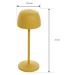 Lindby Nabíjecí stolní lampa Lindby LED Arietty, žlutá