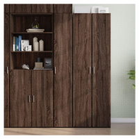 vidaXL Skříň highboard hnědý dub 30 x 42,5 x 185 cm kompozitní dřevo