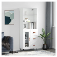 vidaXL Skříň highboard bílá 69,5 x 34 x 180 cm kompozitní dřevo