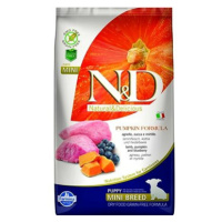 N&D PUMPKIN grain free dog puppy mini lamb & blueberry 2,5 kg