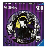 Puzzle Wednesday - Nevermore Academy (kulaté), 500 dílků