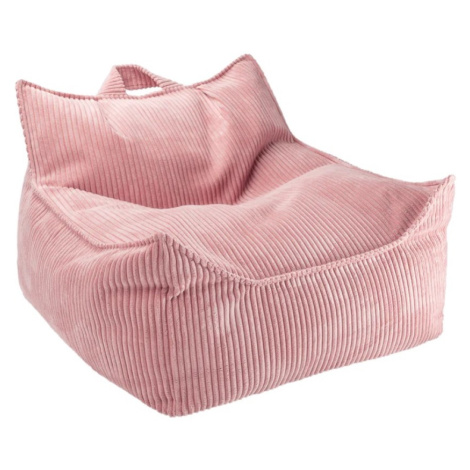 Růžové dětské sedací vaky