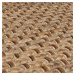 Flair Rugs koberce Běhoun Chunky Jute Sol Natural - 60x230 cm