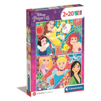 Puzzle Disney - Princezny, (2x) 20 ks