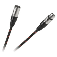 Mikrofonní kabel CANON XLR 3-pin samec - samice 3 m