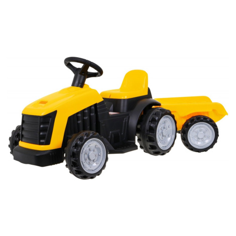 Mamido Dětský elektrický traktor s přívěsem žlutý