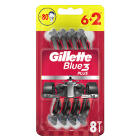 Gillette Blue3 Nitro Pánské Pohotové Holítko, 8 ks
