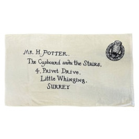 Osuška Harry Potter - Přijímací dopis z Bradavic