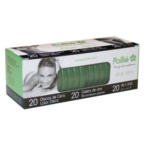 VÝPRODEJ: Polié Wax Discs Aloe Vera 04070 - depilační voskové disky aloe vera, 20 ks