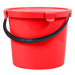 PLAST TEAM - Kbelík s víkem 5L, umělá hmota, červené, 60780807