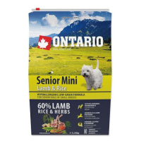 ONTARIO Senior Mini Lamb & Rice 2.25 kg