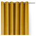 Sametový dimout závěs v hořčicové barvě 140x225 cm Velto – Filumi