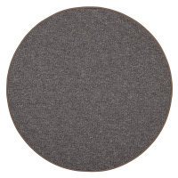 Vopi koberce Kusový koberec Porto hnědý kruh - 160x160 (průměr) kruh cm