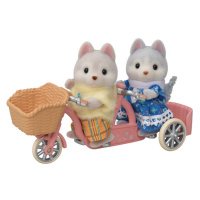 SYLVANIAN FAMILY - Tandemové kolo pro Husky sourozence