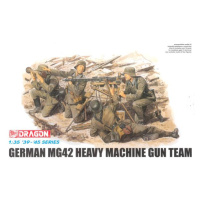 Model Kit figurky 6064 - GERMAN MG42 HEAVY MACHINE GUN TEAM (1:35)