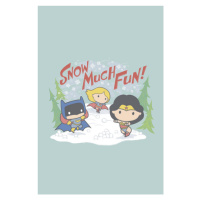 Umělecký tisk Justice League - Snow much fun!, 26.7x40 cm