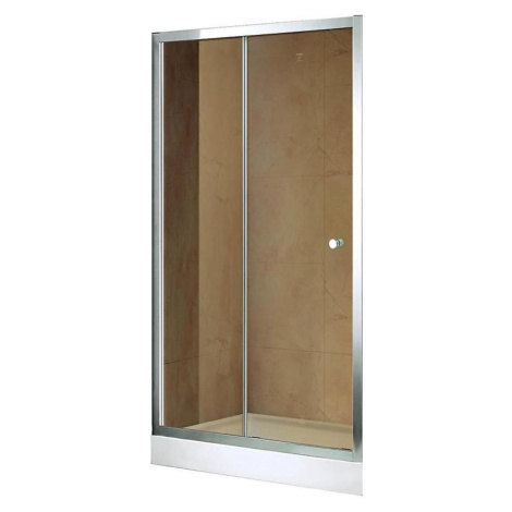 Sprchové Dveře Vega 100x195 Hnědé-Chrom
