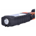Solight multifunkční nabíjecí LED lampa, 3W COB, 250 + 40lm, Li-Ion, USB, černooranžová WM16