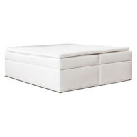 Eka Kontinentální čalouněná postel Classic - Cassablanca Bílá (90x200 cm)