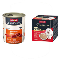 Animonda GranCarno Original 24 x 800 g + 3 x 85 g pudding snack zdarma - hovězí & kuře