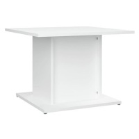SHUMEE Konferenční stolek bílý 55,5 × 55,5 × 40 cm dřevotříska, 810316