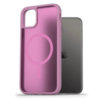 AlzaGuard Matte Case Compatible with Magsafe pro iPhone 11 levandulově růžový