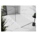 MEXEN/S Stone+ obdélníková sprchová vanička 180 x 80, bílá, mřížka bílá 44108018-W