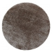 Ayyildiz koberce Kusový koberec Brilliant Shaggy 4200 Taupe kruh Rozměry koberců: 80x80 (průměr)