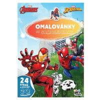 Jiri Models Omalovánky A4 se samolepkami Marvel